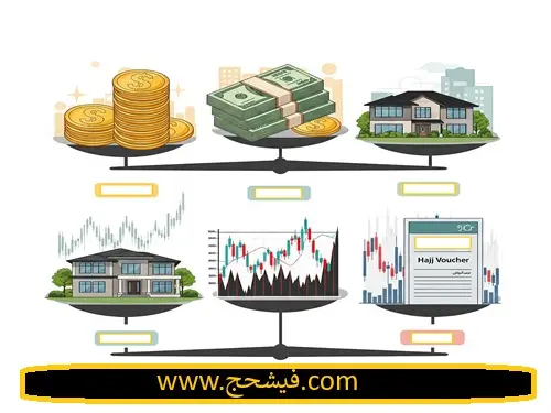 مقایسه فیش حج با تمام بازارهای مالی