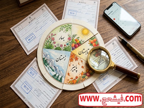 بازار فیش حج و عمره | تحلیل فصلی اسناد بر اساس فصل ثبتنام در تقویم ایرانی