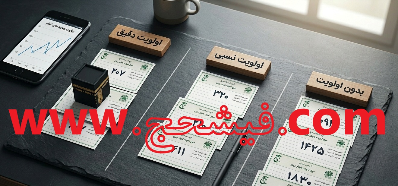 بازار فیش حج و عمره | تحلیل آگهی‌ها بر پایۀ شفافیت عدد اولویت و قدرت تصمیم‌گیری آگاهانه